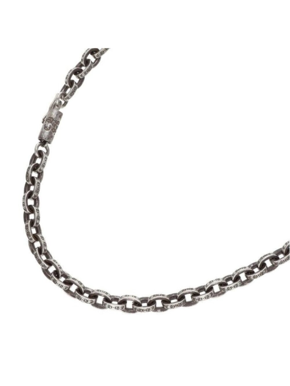 Chrome Hearts Paper Chain 24 Silver Necklace